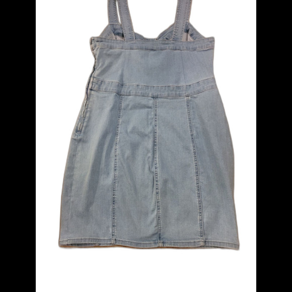 NWT GUESS Denim Romper/Jumper Size Large - Picture 5 of 12